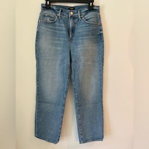 Express Straight-Leg Women's Jeans in Medium Blue Wash